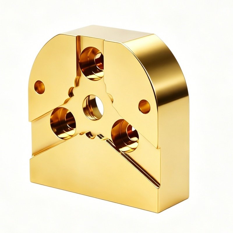 High Precision Copper CNC Component