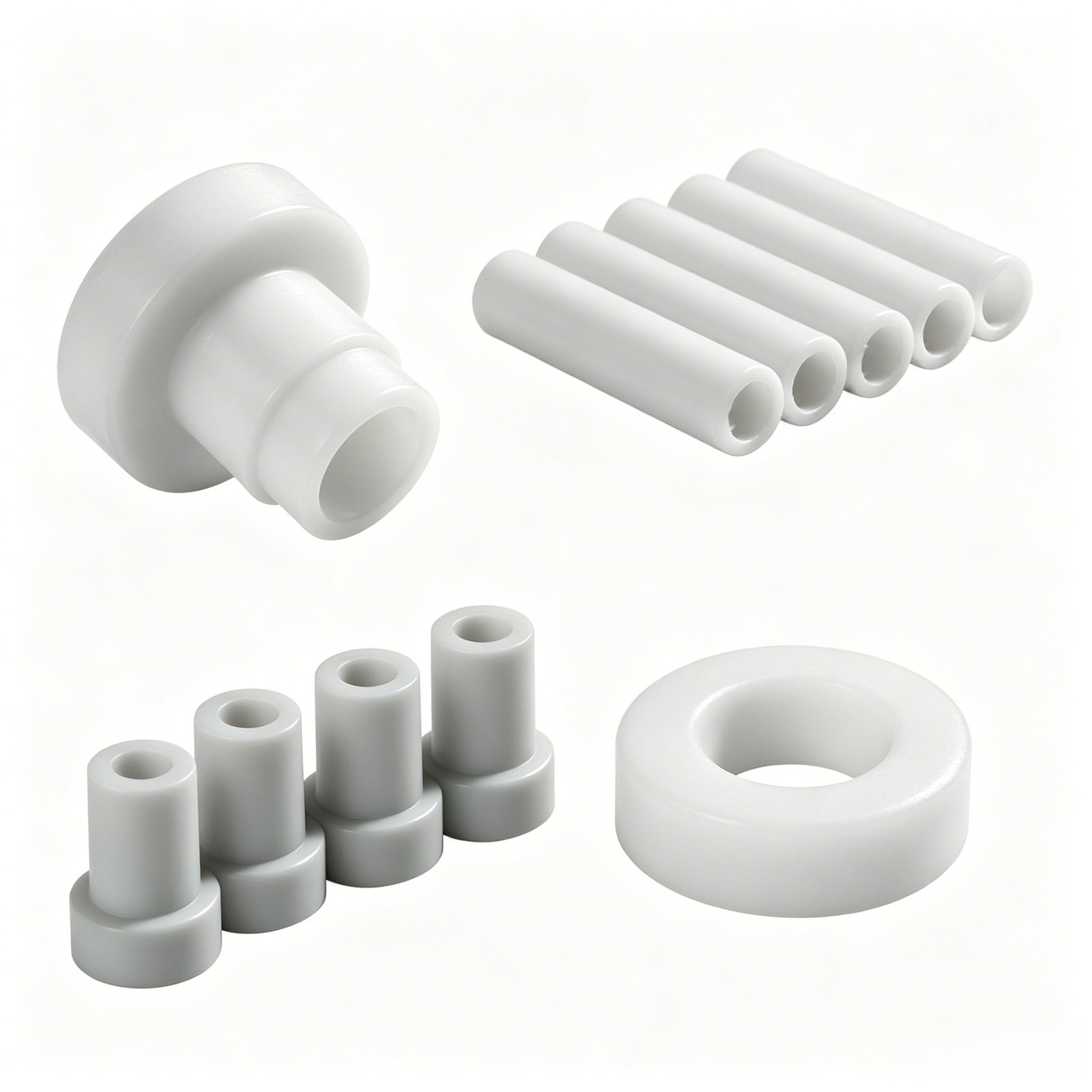 PEEK medical component burr-free High Volume Plastic Turned Components