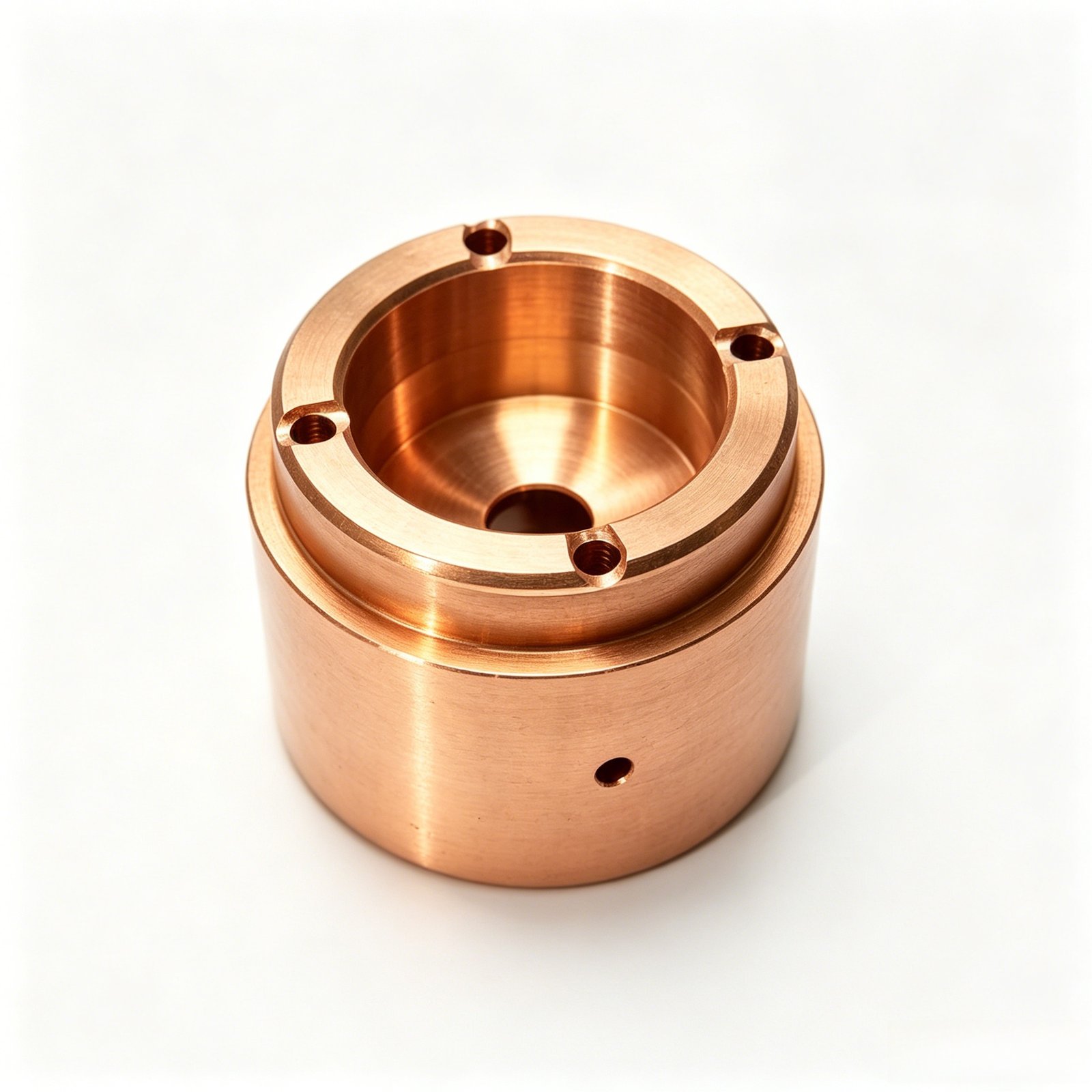Precision Copper CNC Turned Component
