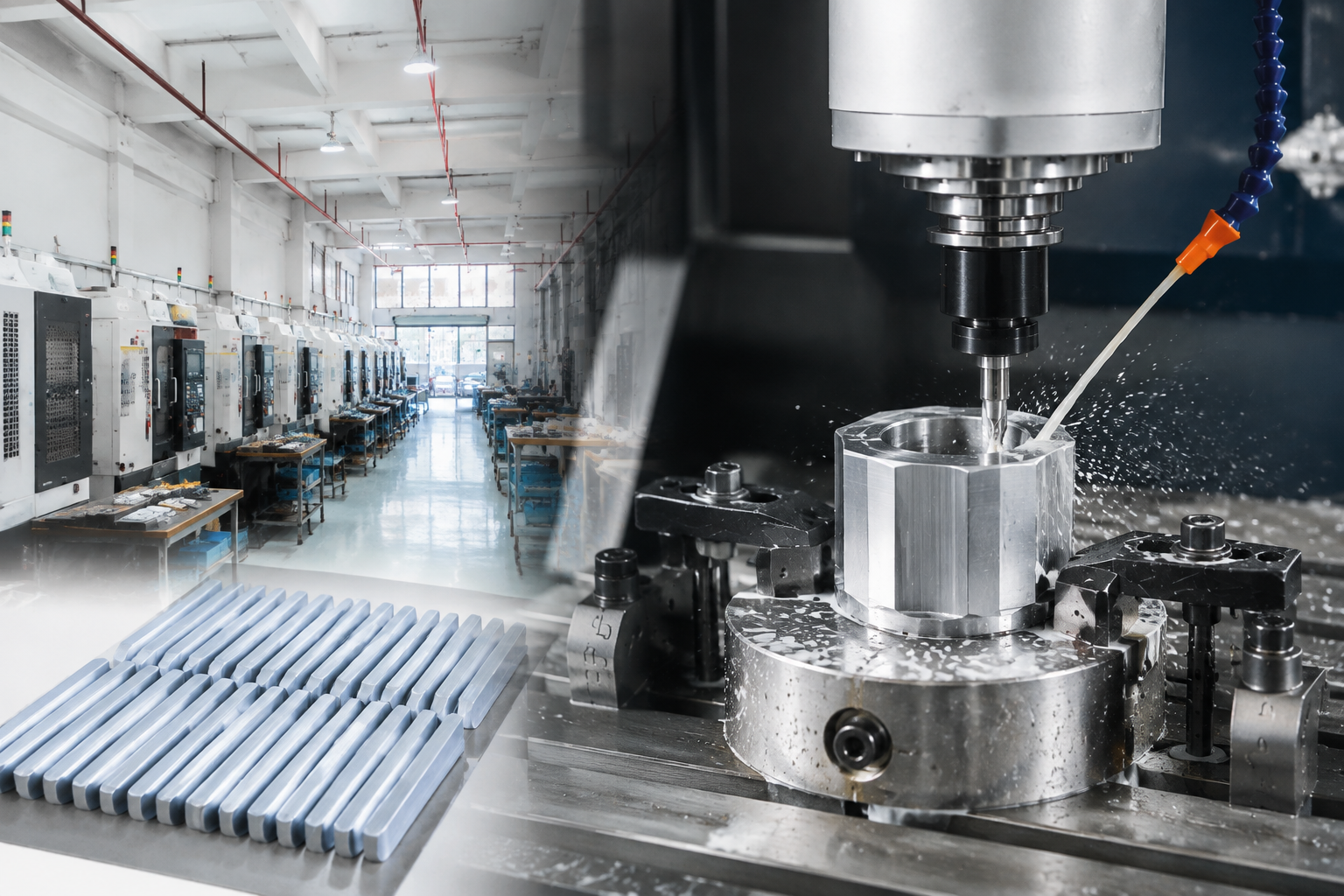 Precision aluminum CNC machined components
