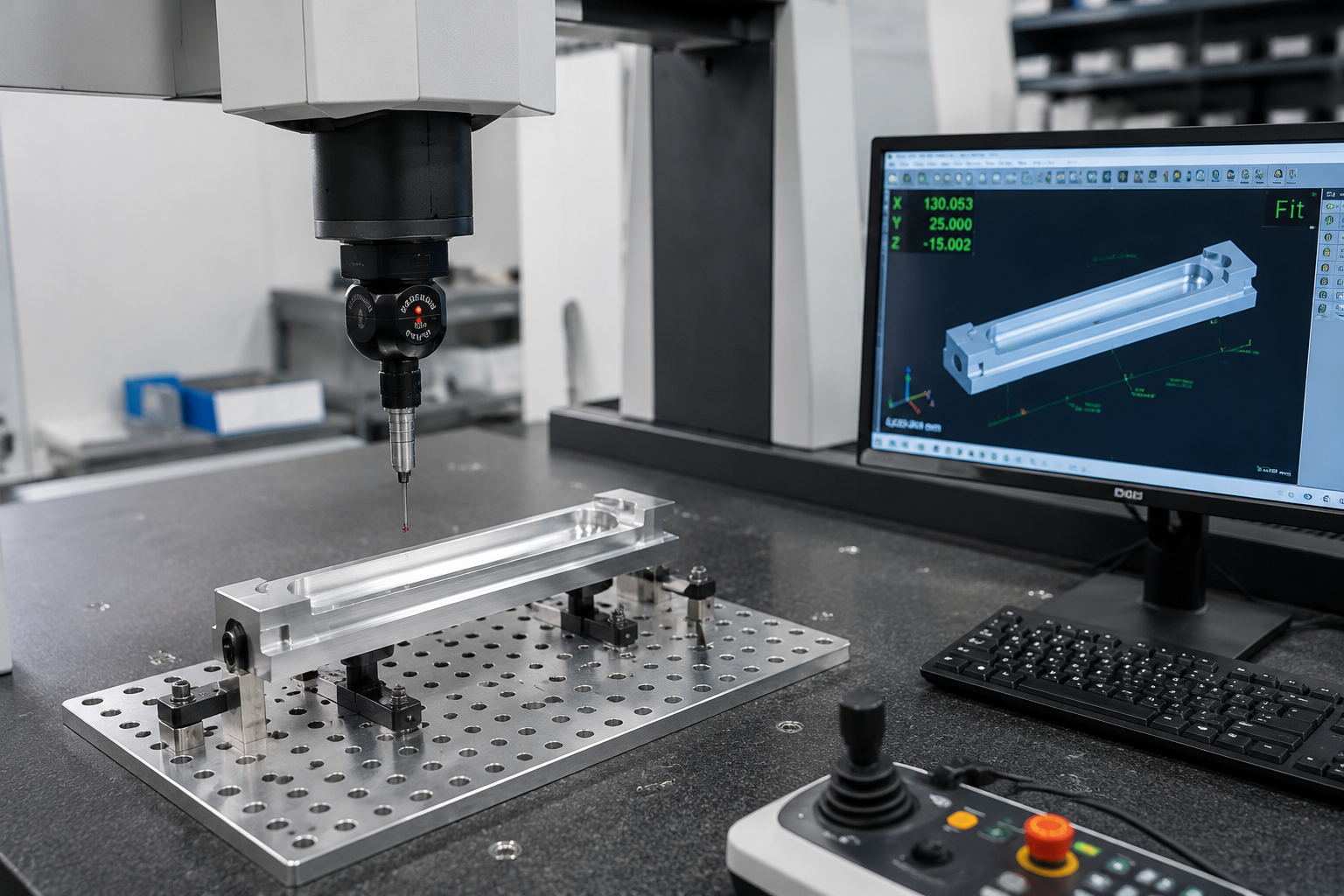 Quality inspection of aluminum CNC components