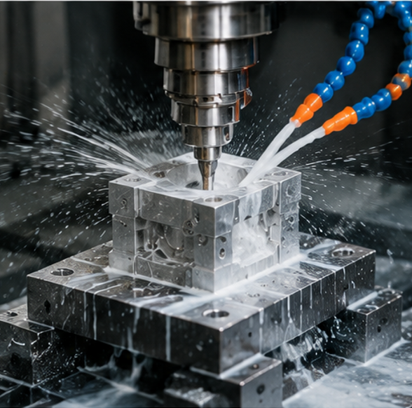 CNC machining production process